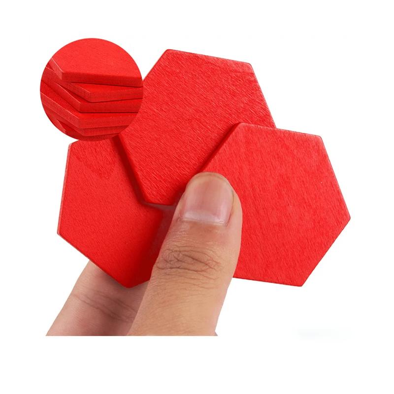 Geometrisk Puslespill Formsorterer Treklosser Utvikler Fantasi Trygge Magnetiske Puslespill Tangram Geometrisk Farge Tidlig Utdanning