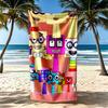 Numberblocks Beach Towel Quickdry Soft Microfiber Comfortable Lightweight Suitable For Sports Travel Swimming Yoga Bathroom Beach And Pool