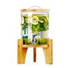 Large Capacity Glass Beverage Dispenser with Faucet for Cold Drinks and Fruit Tea