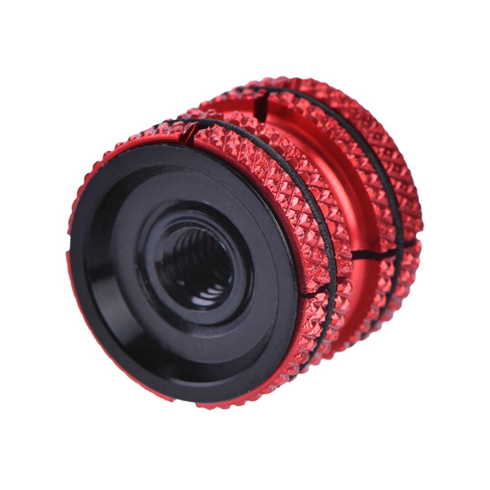 Dop expandabil din aliaj de aluminiu pentru headset bicicletă pentru furcă din carbon de 28,6 mm(roșu)