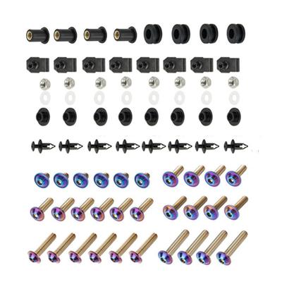 1 set di bulloni per carenatura moto, viti e dadi in acciaio inossidabile per Suzuki GSXR600 GSXR750 2006-2007 K6 K7