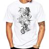 2025 Summer Mens and Womens Printed Round Neck Tshirt Europe and The United States Crazy Cycling Sports Outdoor Short Sleeve