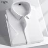 FAPAI Men's Summer Short Sleeve Elastic Breathable Shirt