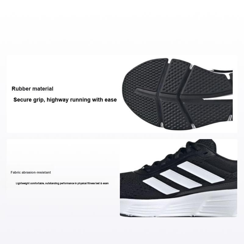 Adidas Galaxy Step Удобные Универсальные Ткань Прочные Легкие Низкие Беговые Кроссовки Унисекс Кроссовки Черные JQ7499 43⅓