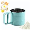Stainless Steel Mesh Flour Sieve With Adjustable Handle For Home Baking And Food Preparation