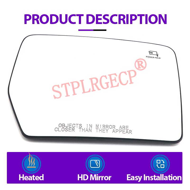 For Ford F150 F-150 US Version 2004-2010 Auto Car Left or Right Heated Clear Rear View Side Mirror Glass Lens Accessories LH RH