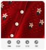 Girls' Wool Embroidered Knit Cardigan - 2025 Autumn/Winter Korean Style Baby Sweater
