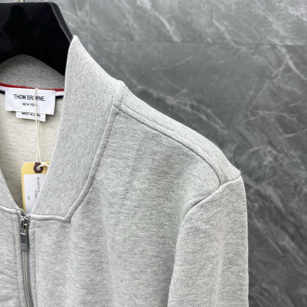 TB Autumn/Winter Four-Bar Baseball Collar Hoodie Zip Cardigan (Unisex)