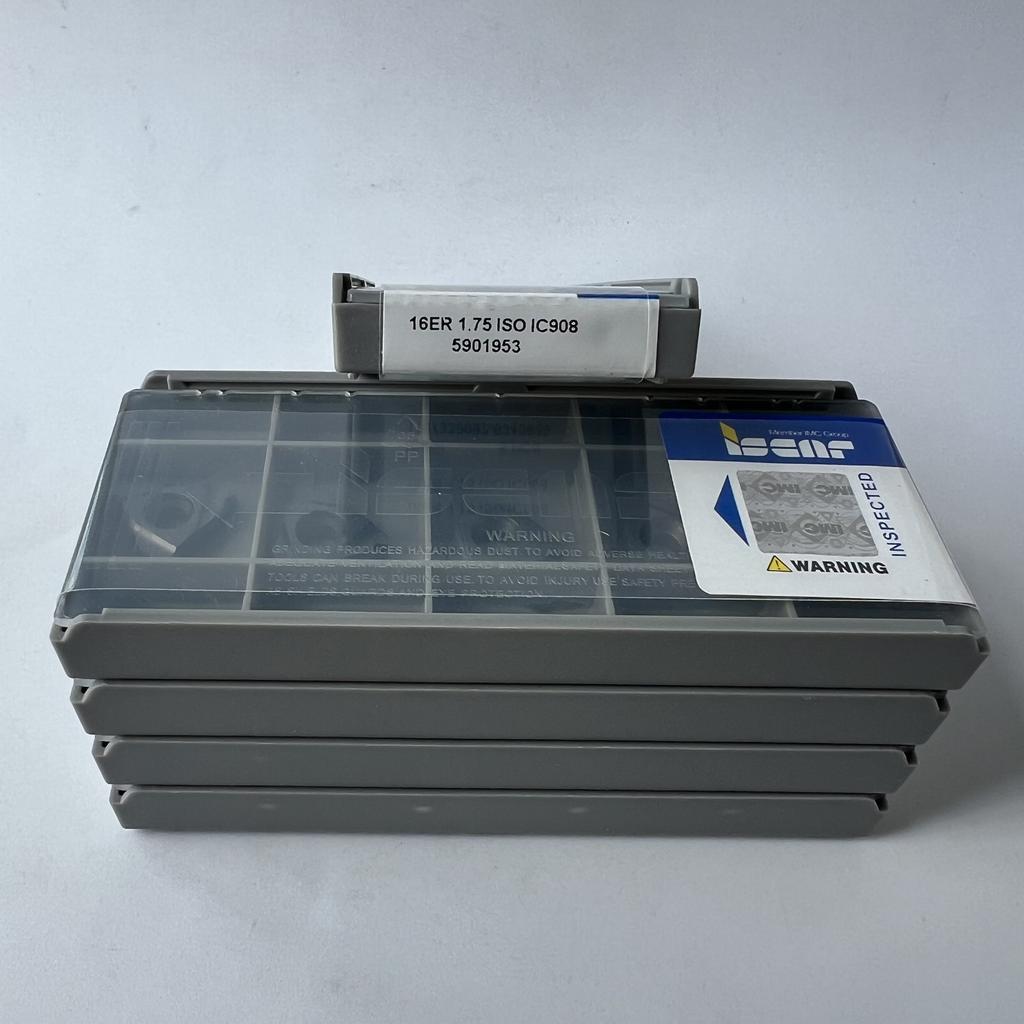 ISCAR / 16ER1.75ISO IC908 / Industrial Indexable Carbide Inserts 10 Pcs