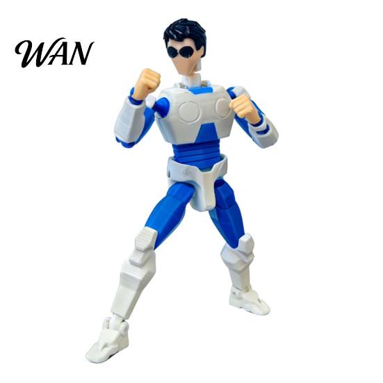 Cartoon Character Figurine Action Figure 3D Printed Posable Articulated Poseable Fidget Toy Model Collectible Decoration Anime Fans Gifts A