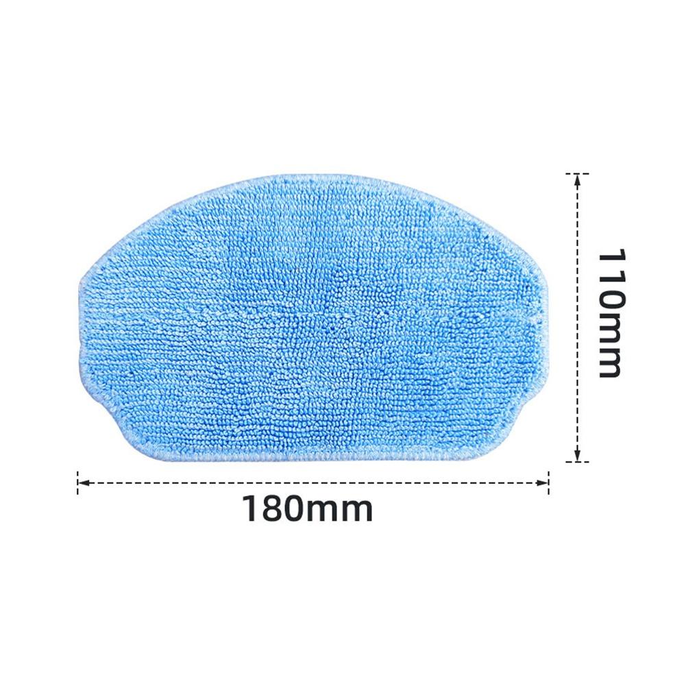 Microfiber Reusable Mop Cloth Replacement for Conga M10 / UMMUND For BR151 Robot Vacuum Cleaner 4 Pack 10 Pack Easy Install