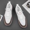 Men's Genuine Leather Casual Shoes Splicing Fashion Design Versatile Flat Shoes Sports Casual Shoes Soft Soles Comfortable
