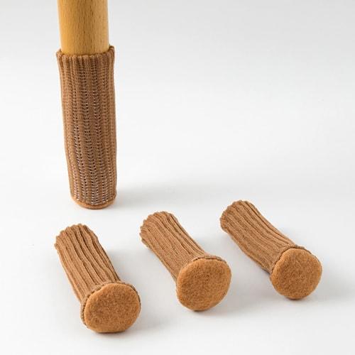 [Slip-proof] Chair Leg Covers, Chair Socks, 24-Count, [Silicone Non-Slip, Double-Layer Knit] Chair Leg Caps, Chair Socks, Chair Leg Covers, Chair Sock
