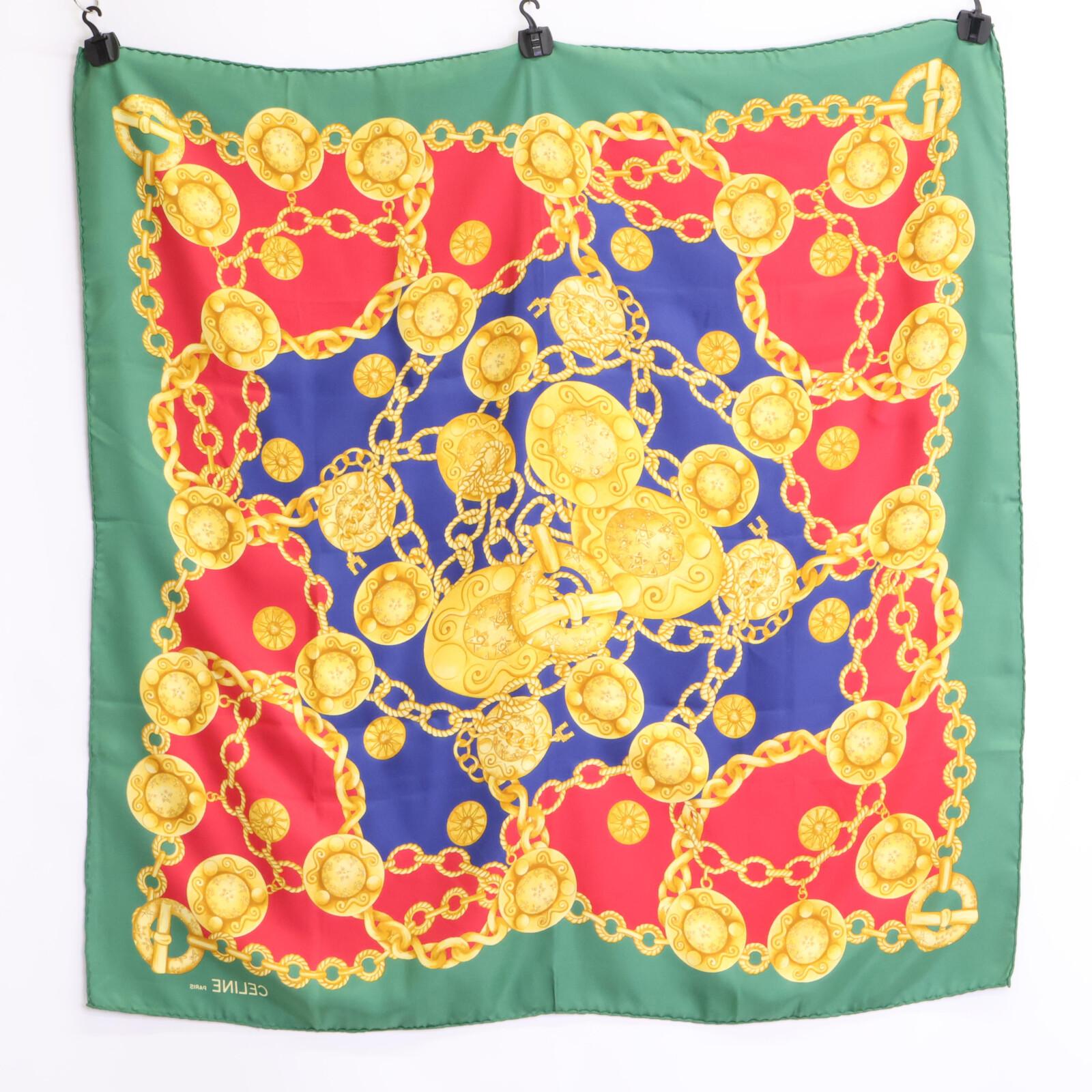 

CELINE Chain motif scarf multicolorUsed