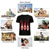 Glitter Gnome With Heart Print Casual Top For Women Pure cotton T-shirt