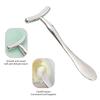 Eye and Face Cream Applicator – Alloy Beauty Spoon with Roller for Facial Massage, Lifting, and Anti-Wrinkle Skincare