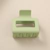 8.5CM x 10.5CM Rectangular Matte PS Hair Clip - Simple Shark Hair Accessory