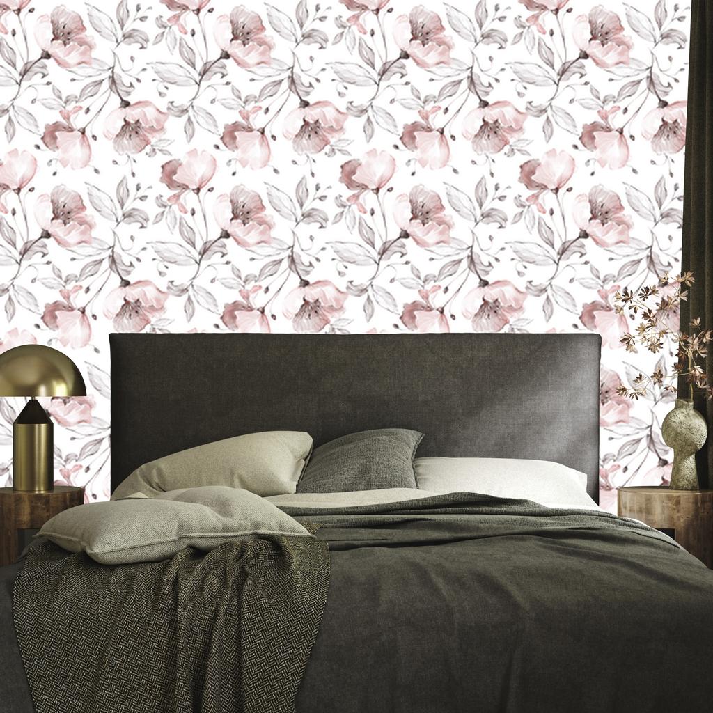 Wallpaper Roses in colors for living room and bedroom 50x1000