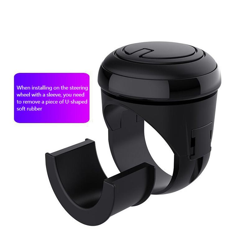 Manopola Potenziata 360 Gradi Rotazione Ausilio Controllo Manuale Volante Sferica Cuscinetto Metallico Montaggio Universale Pomello Spinner