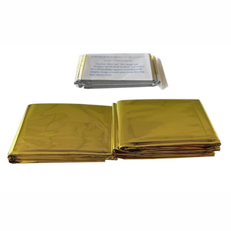 Dream Motion Outdoor Emergency Thermal Blanket 10-Pack