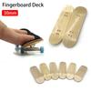 1Pcs New Maple Fingerboard Deck 5 Layer Wooden Finger SkateBoard Parts Mini 30mm Fingerboard Accessory