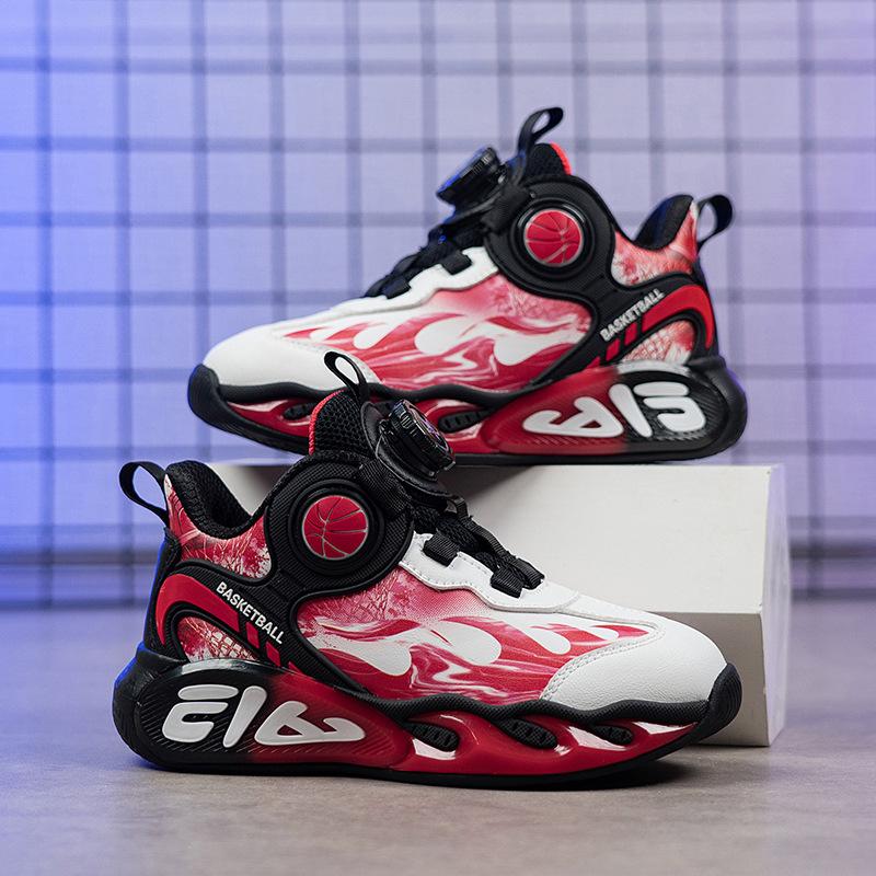 

Autumn new basketball sports running shoes men s and girls leather casual versatile non-slip shock-absorbing wear-resistant soft-soled shoes 40