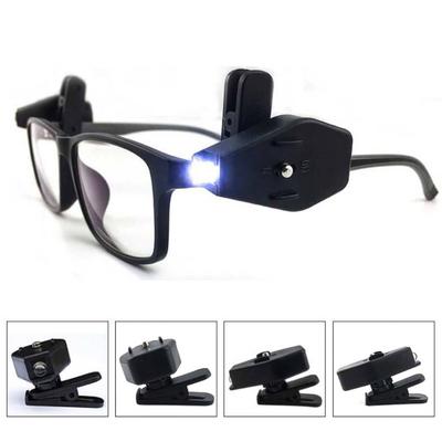 Přenosné mini LED světlo Brýle Clip-on lampa Osvětlení čtení Outdoor Tool