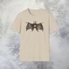 Vintage Vampire Bat Illustration T-Shirt, Gothic Halloween Tee