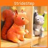 Squirrel Toy Plush Animal Stuffed Field Mouse Doll Bedroom Decoration Gift Kids