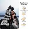Bulldog Print Flannel Throw Blanket, Lightweight All-Season for Sofa Bed Office, Modern Design Dog Lover Gift, Hand Wash Only
