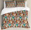 3pcs Bedding Set Dog Pug Cartoon Home Textile Duvet Cover Pillow Case Boy Kid Teen Girl Bedding Covers Set