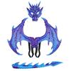 Conjunto de Disfraz RP Dragón Mejorado Alas Cola Máscara Fiesta de Halloween Cosplay Disfraz de Fantasía para Adultos