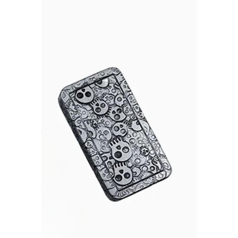 

New Skull Fidget Slider EDC Adult Metal Fidget Toys ADHD Autism Anti-anxiety Stress Relief Toys Office Desk Toy Adults Gifts срібний