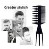 Plastic Anti-Static Hair Comb Double-Sided Styling Brush New Detangling Brush  Hair Salon Use