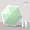 New Macaron Color Five-Fold Ultra-Light Sun Protection Compact Mini Umbrella with Buckle Handle