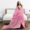 Cute Cartoon Pinks Panthers Blanket Wool Awesome Warm Throw Blanket for Bedspread Textile Decor,