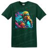Uzumaki Anime Ninja T Shirt W/ Neon Action Art Graphic Tee Gift Colorful