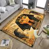 Ancient Egyptian Pharaoh Office Rug Chair Mat, Game Carpet, Suitable for Front Door, Bedroom, Living Room, Desk, Holiday Gift