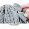 Children's Knitted Hat Wool Hat Cold-proof and Warm Bow Cute Versatile Pullover Fleece Knitted Cold Hat Tide