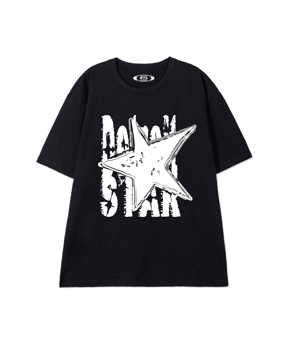 Biel Detroit Star Short Sleeve T-Shirt Black M