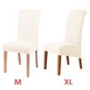1pcs Polar Fleece Chair Cover Stretch XL Size Long Back Chair Covers Seat Covers With Back For Wedding Dining Room Chairs For Kitchen