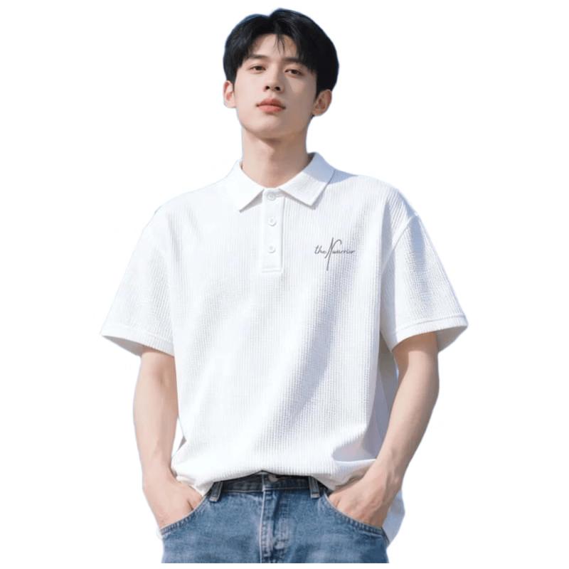Warrior Men's Heavyweight Waffle Polo Shirt