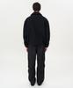 Insilence Detachable Collar Cashmere Blouson Black