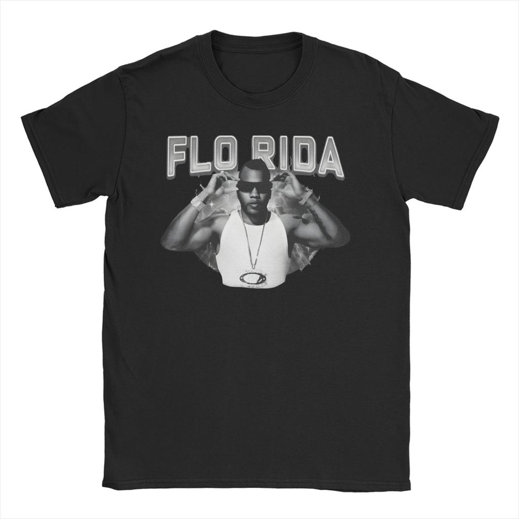 Flo Rida Tramar Lacel Dillard TShirt for Unisex Women Vintage 100 Cotton Tee Shirt Round Neck T Shirts Birthday Present Clothing