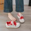 2025 Little White Shoes Women's Autumn New Korean Version Ins Female Students' Leisure Sports Versatile Board Shoes Street Shot T01