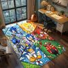 Hedgehog Sonic Non Slip Washable Rug Carpet Large Area Floor Mat Bedroom Gamer Room Home Decor.-TING
