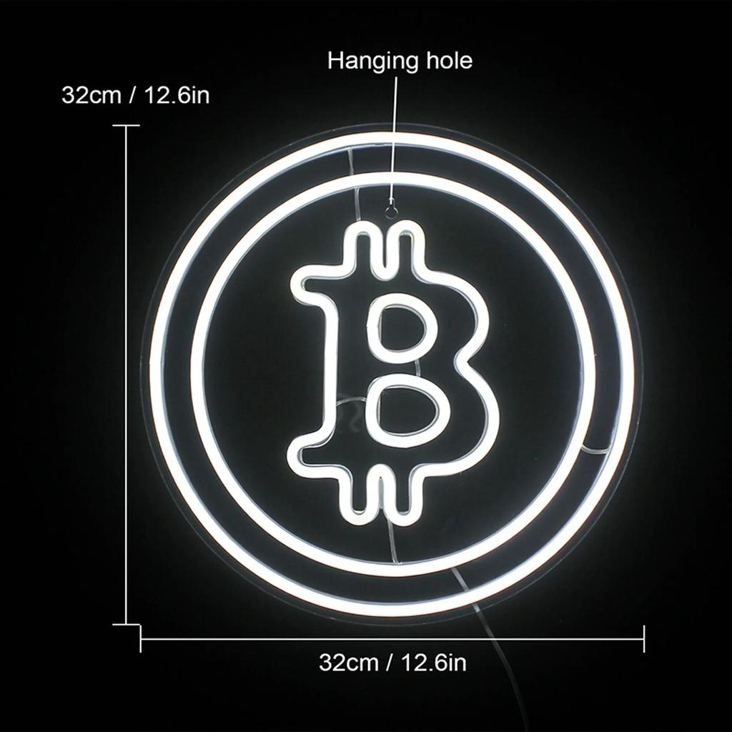 Wanxing LED-Neonlicht beleuchtete Schilder Bitcoin Bar Restaurant Shop  Innenlampe Geschäftswerbung Jugendzimmer Wanddekoration günstig kaufen —  Preis, kostenloser Versand, echte Bewertungen mit Fotos — Joom