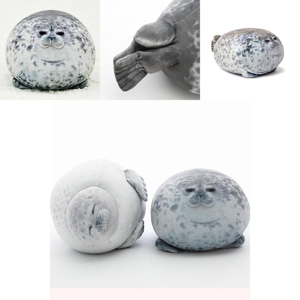 Large Chubby Blob Seal Plush Toy Animal Pillow Pet Soft And Cute Ocean Stuffed Doll Gift
