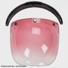 Japanese Three-Button Bubble Lens Motorcycle Helmet