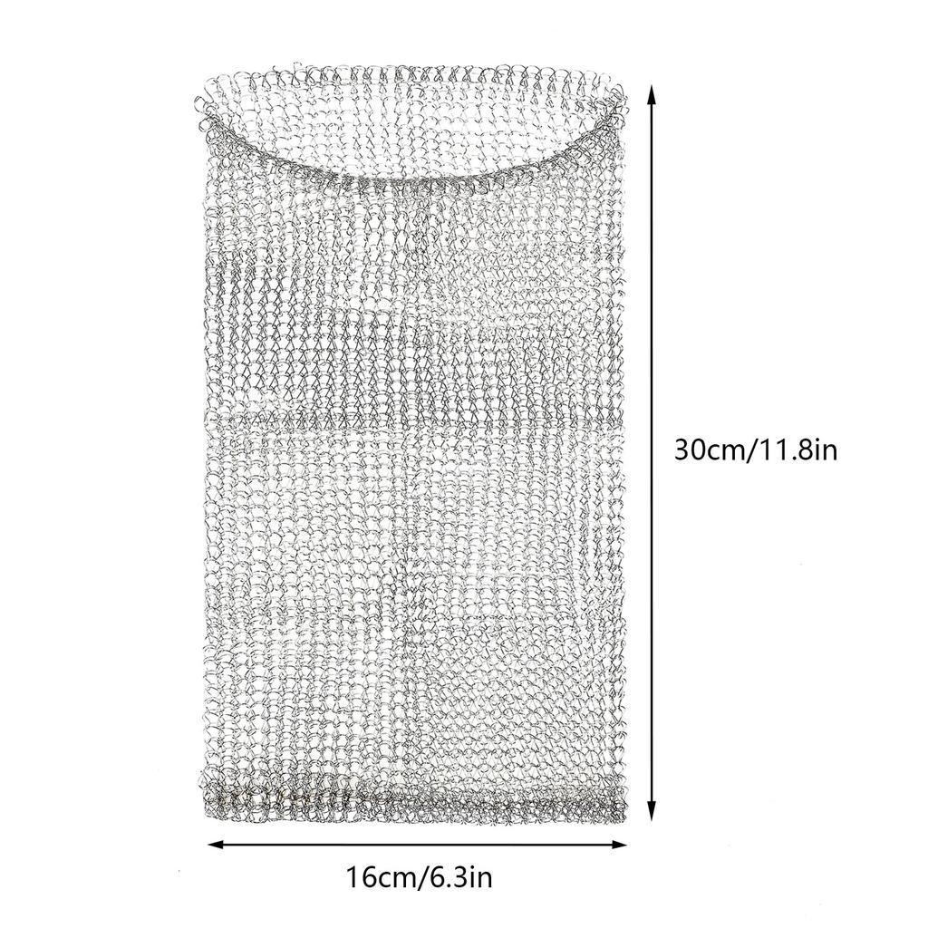 Plant Root Protector 304 Stainless Steel Plant Root Protection Mesh Bag for Fruits Berries Vegetables